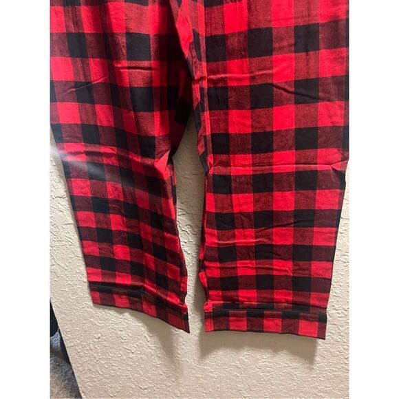 Wondershop At Target Red And Black Plaid Pajama Set Woman’s 2X NEW - Picture 9 of 13